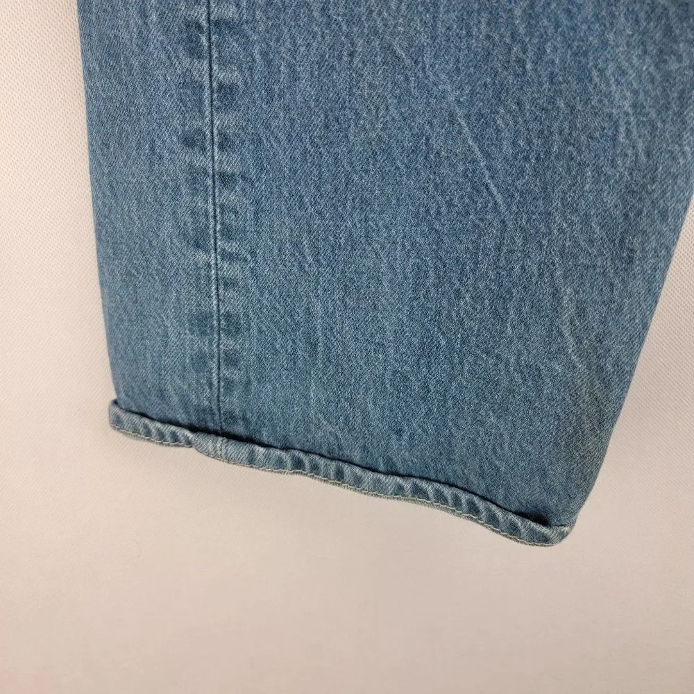 Levis 501 XX Mens Size 36 X 34 Blue Demin Medium Wash Button Fly Jean